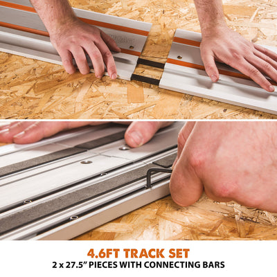 Evolution ST1400 | 55 in. | Circular Saw Track | Clamps & Carry Bag Included