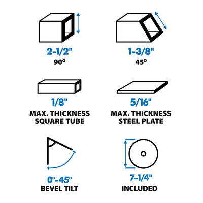 Evolution S185CCSL: Metal Cutting Circular Saw 7-1/4 in. Blade