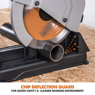 Evolution R355CPS: Multi-Material Cutting Chop Saw With 14 in. Blade