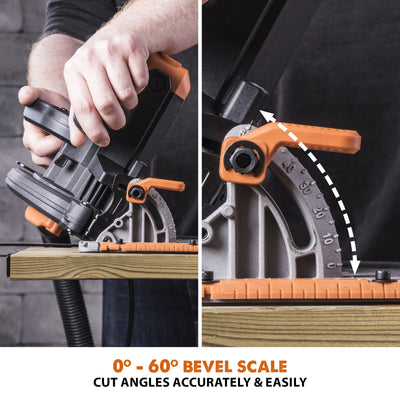 Evolution R185CCS: Multi-Material Cutting Circular Saw 7-1/4 in. Blade