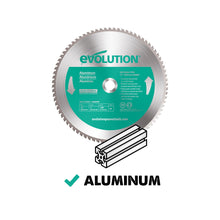 Evolution 12BLADEAL | 12 in. | 80T | 1 in. Arbor | Aluminum and Non-Ferrous Metal TCT Blade