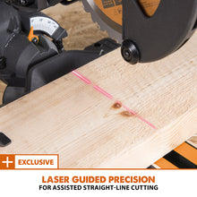 Evolution R185SMS+: Single Bevel Sliding Miter Saw With 7-1/4 in. Multi-Material Cutting Blade
