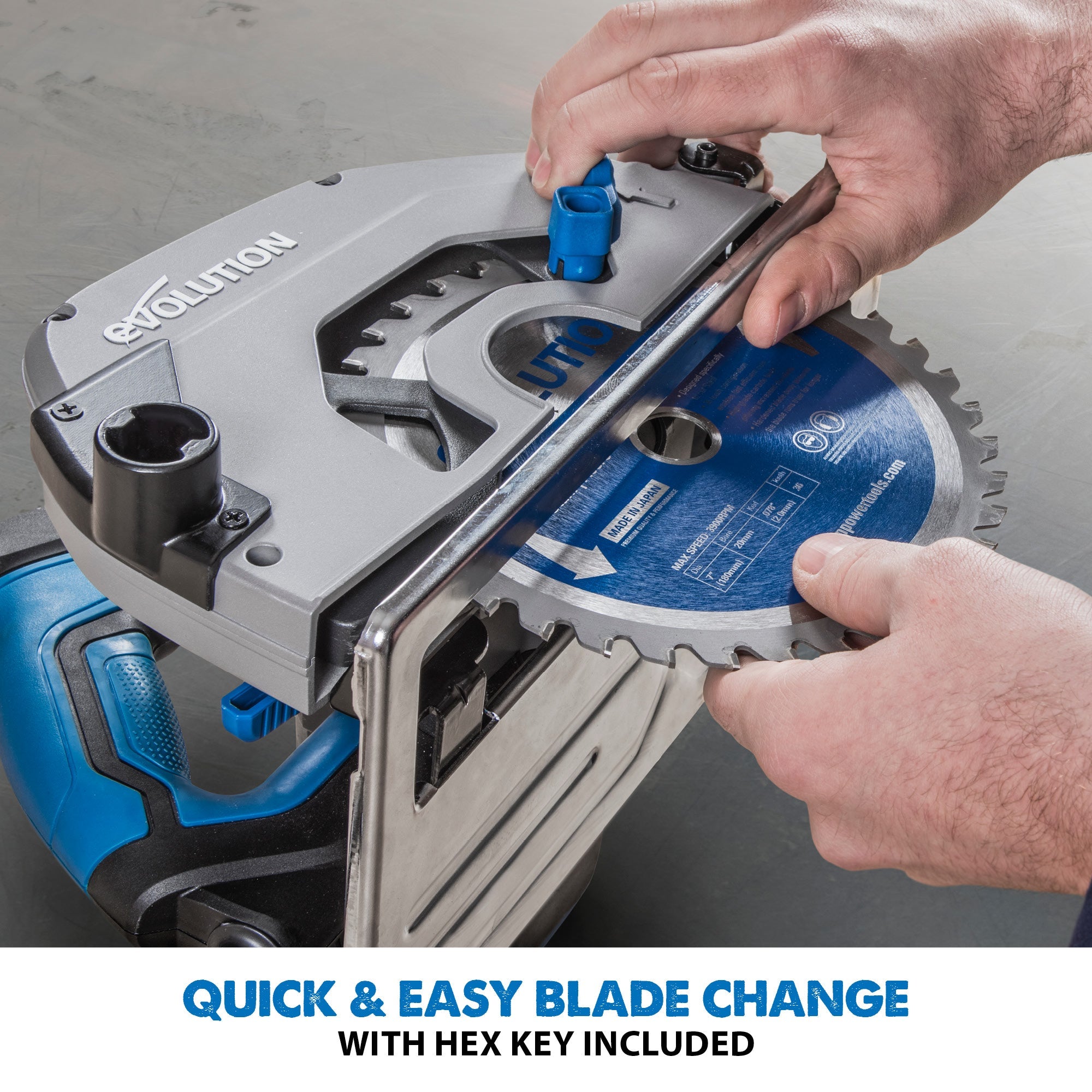 Evolution S185CCSL: Metal Cutting Circular Saw 7-1/4 in. Blade