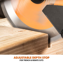 Evolution R255SMS+: Single Bevel Sliding Miter Saw With 10 in. Multi-Material Cutting Blade