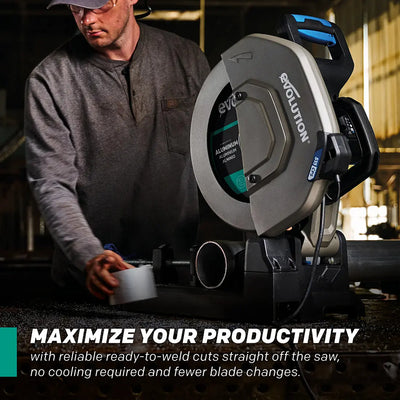 Evolution EVOMAX14AL | 14 in. | 100T | Professional Grade Aluminum TCT Blade