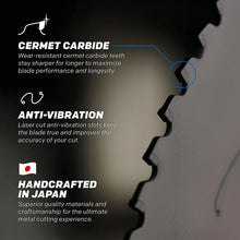 Evolution EVOMAX14ST | 14 in. | 80T | Professional Grade Mild Steel Cermet Blade