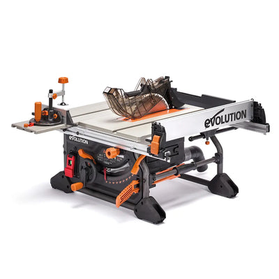 Evolution R10TS Multi-Material Table Saw | 10 in. Multi-Material Cutting Blade