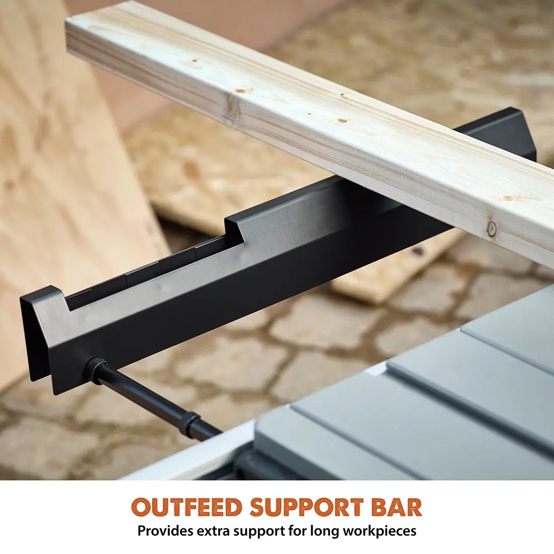 Evolution R10TBLX Multi-Material Table Saw with Wheeled Scissor Stand | 10 in. Multi-Material Cutting Blade