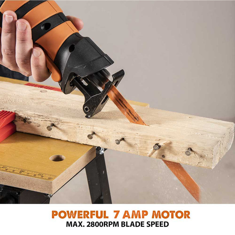 Evolution R230RCP - Reciprocating Saw with 4 Blades