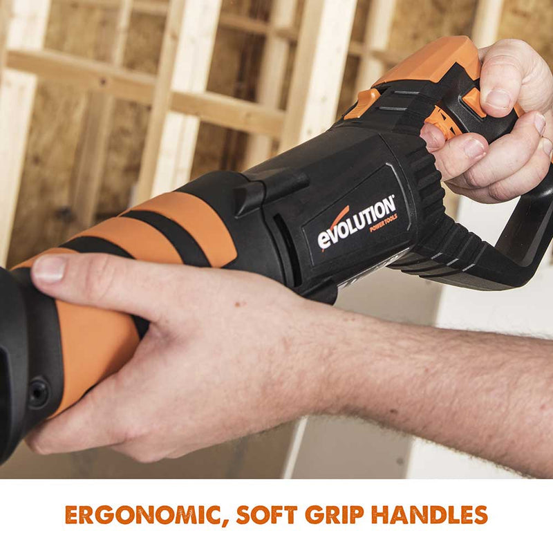 Evolution R230RCP - Reciprocating Saw with 4 Blades