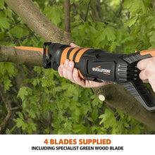 Evolution R230RCP - Reciprocating Saw with 4 Blades