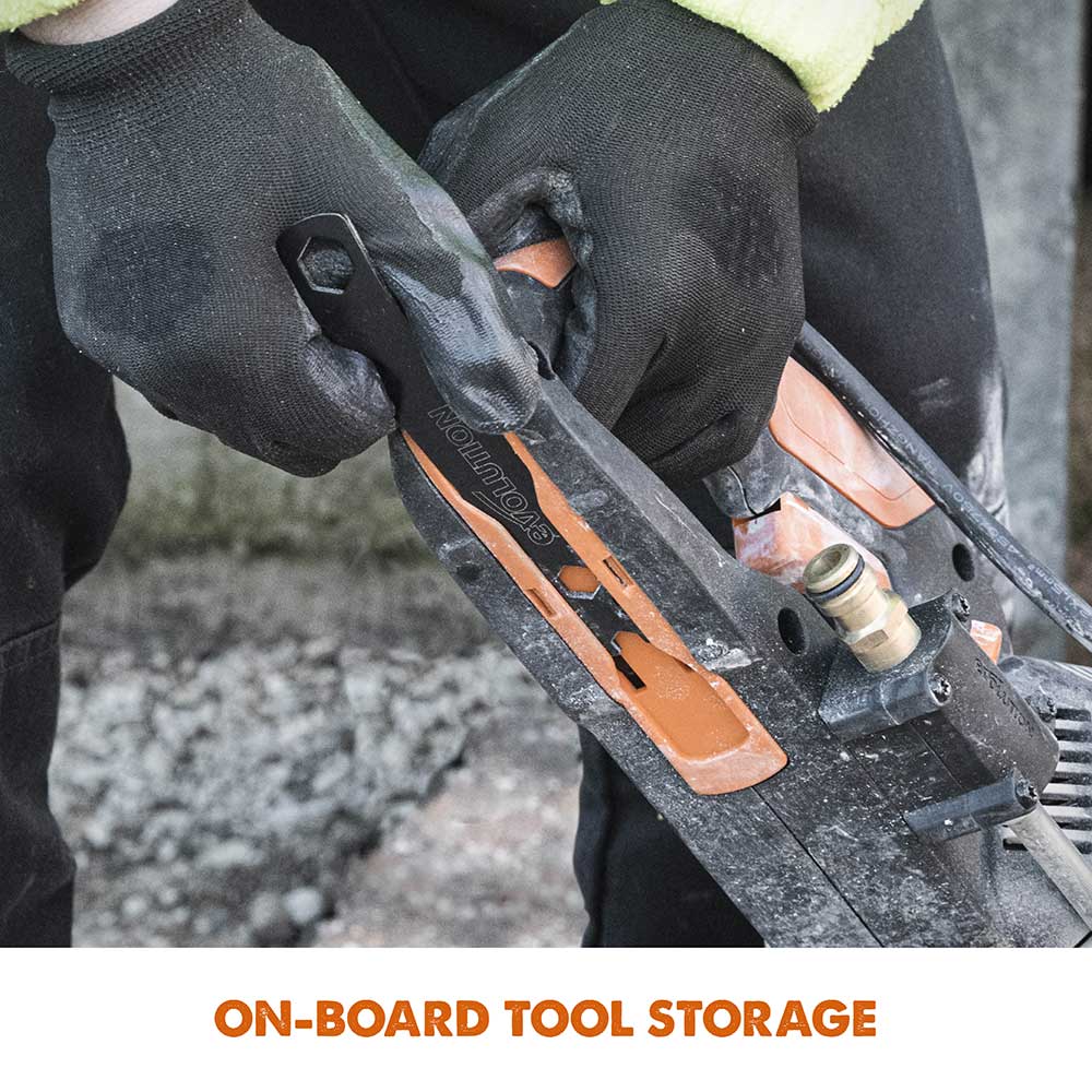 Evolution R12DCT | 12 in. | Electric Concrete Cut-Off Saw | Disc Cutter | Water Fed Dust Suppression | Diamond Blade Included