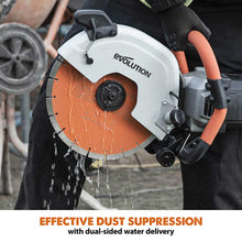 Evolution R12DCT | 12 in. | Electric Concrete Cut-Off Saw | Disc Cutter | Water Fed Dust Suppression | Diamond Blade Included