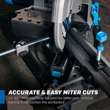 Evolution S14MCS: Cold Cut Mitering Chop Saw With 14 in. EVOMAX14ST  Blade | Heavy Duty | Metal Cutting