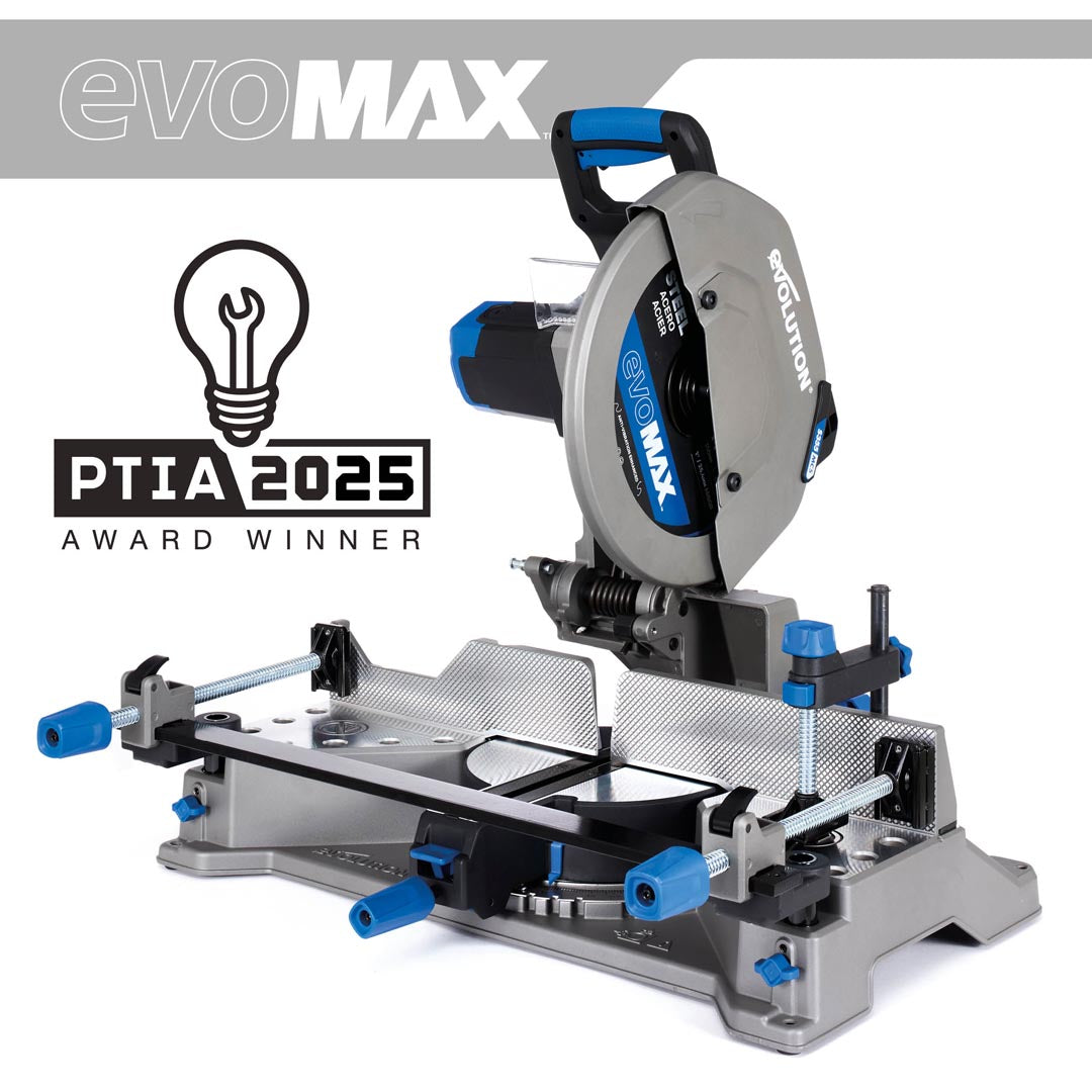 Evolution S14MCS: Cold Cut Mitering Chop Saw With 14 in. EVOMAX14ST  Blade | Heavy Duty | Metal Cutting