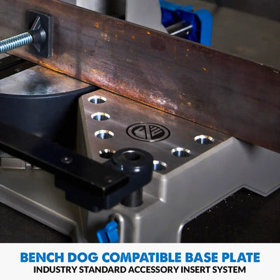 Evolution S355MCS: Mitering Chop Saw With 14 In. Mild Steel Blade | Heavy Duty | Metal Cutting