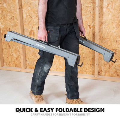 Evolution Folding Metal Saw Horse / Trestle Work Stand Twin-Pack