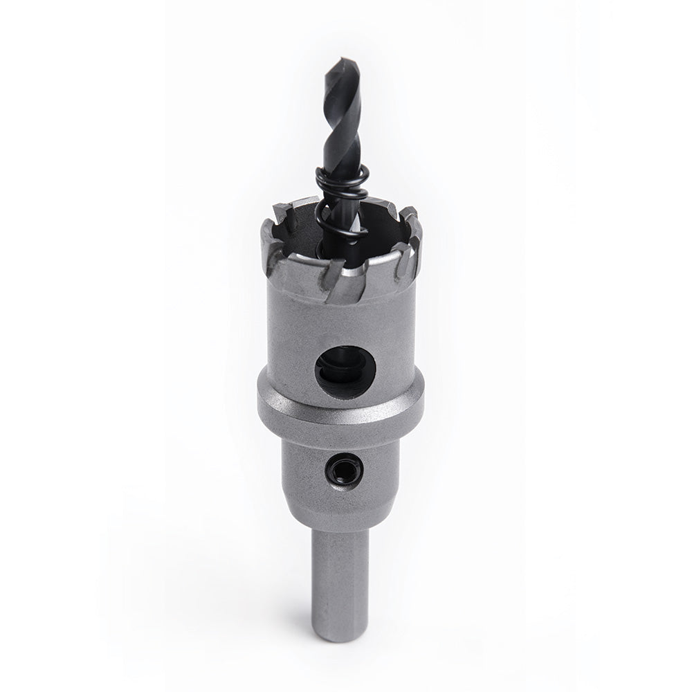 Evolution Carbide Hole Saw with integral pilot drill 1 - 1/16 in. Width x 1 in. Depth