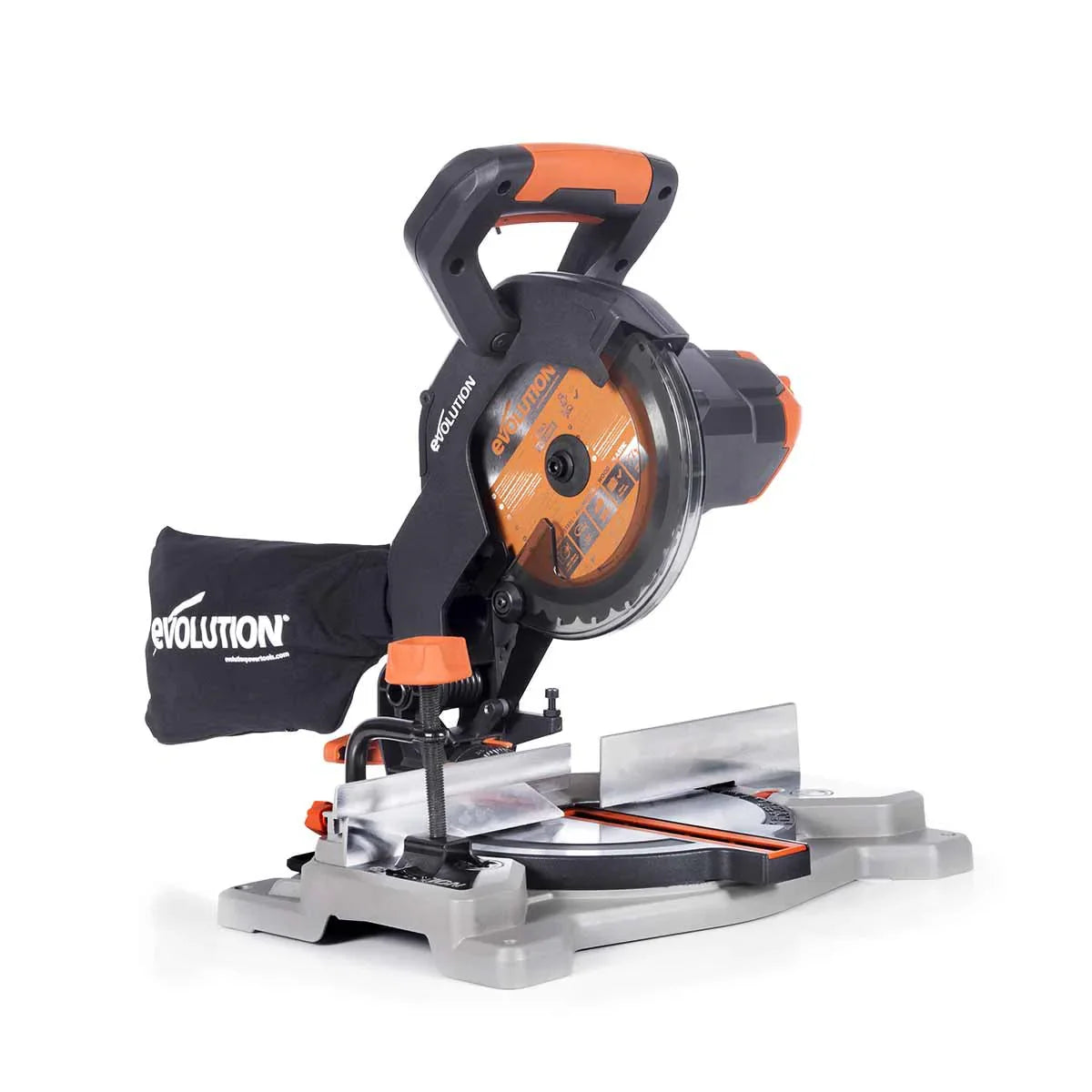 Evolution Cordless R185CMS-Li 7-1/4 in Compound Miter Saw 20V Li-Ion E ...