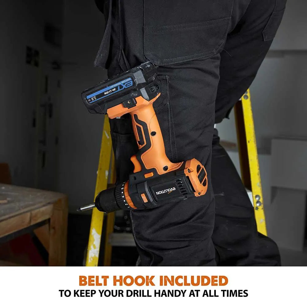 Evolution Cordless R13CMB-Li Combi Drill Driver 20V Li-Ion EXT