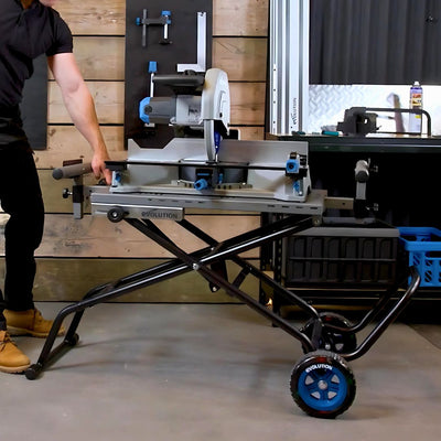 Evolution MCSSTAND | Mitering Chop Saw Stand with Powerlift Assist