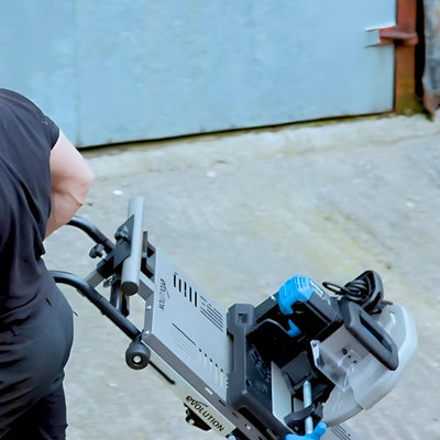 Evolution MCSSTAND | Mitering Chop Saw Stand with Powerlift Assist