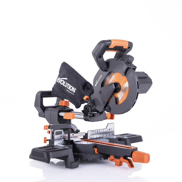 Evolution R185SMS+: Single Bevel Sliding Miter Saw With 7-1/4 in
