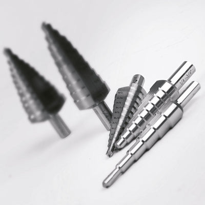 Evolution SD-6: 3/16 to 1/2 in. Straight Flute Step Drill